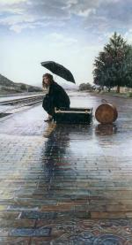 水粉大师Steve Hanks 048-WaitingForTheTrain
